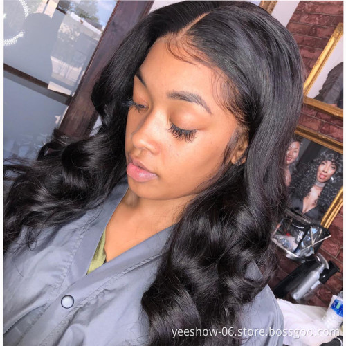 Direct Factory Price 13x4 Body Wave Lace Front Wigs Human Hair Brazilian Human Hair Wigs Cuticle Aligned Virgin Hair Wig